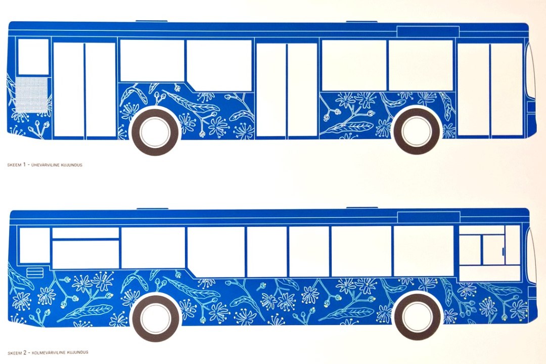 Pärnu tänavatel hakkavad vurama pärnaõiemustrilised bussid