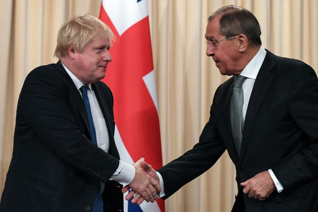 Sergei Lavrov võttis Boris Johnsoni jahedalt vastu