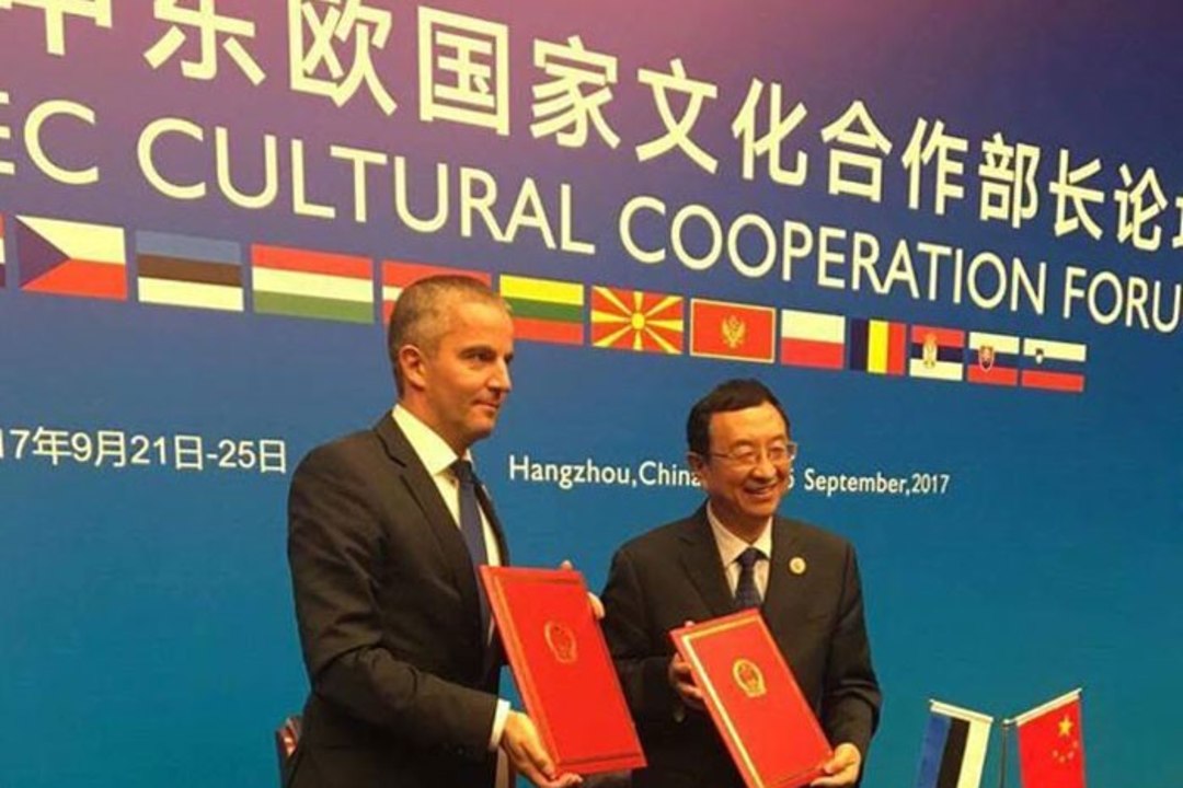 Hangzhous värskendati Eesti ja Hiina kultuurikoostööd
