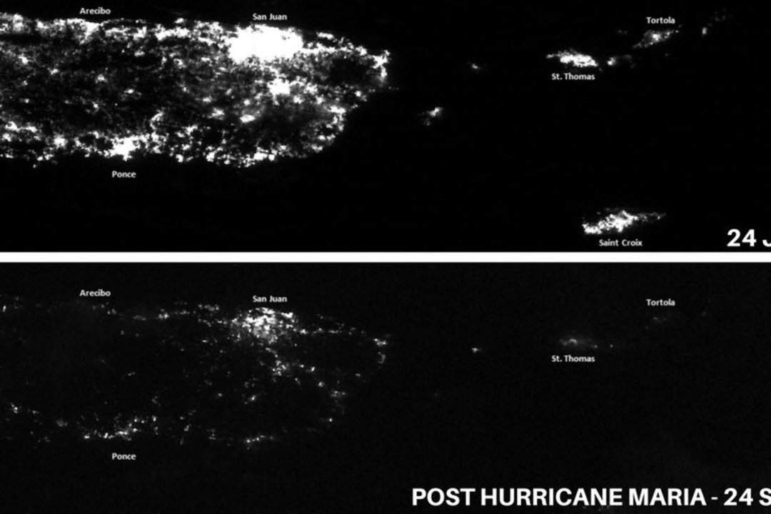 PILTUUDIS | Satelliitfotod Puerto Ricost enne ja pärast orkaan Mariat