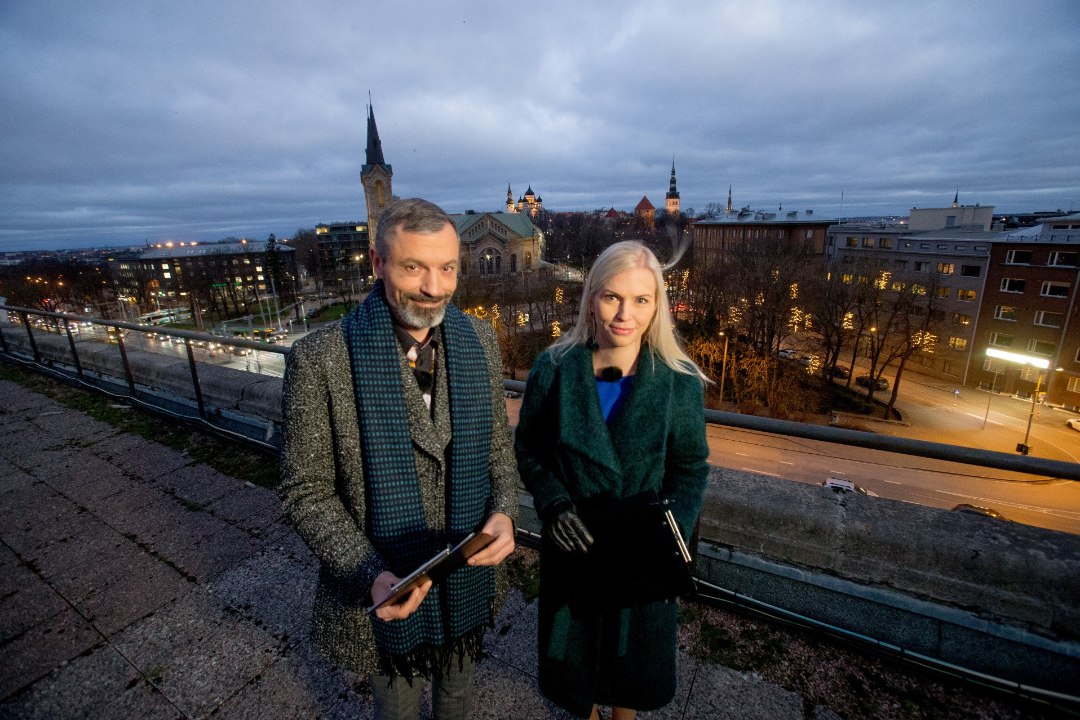„Terevisioon“ tegi otsesaadet rahvusraamatukogust. Saatejuht Owe Petersell: kui olla stuudiost väljas, on adrenaliin kogu aeg natukene üleval!