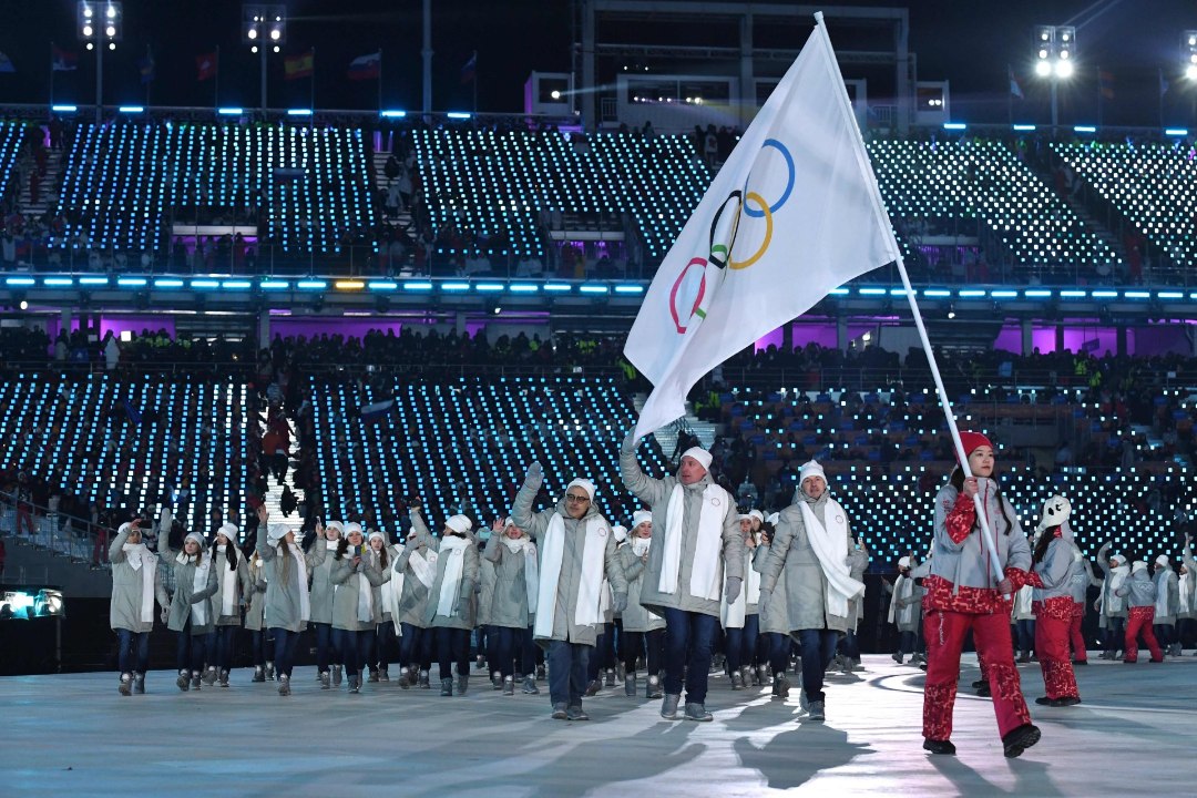 VIDEO | Venemaa lipp toodi Pyeongchangi olümpia avatseremoonial siiski salaja staadionile