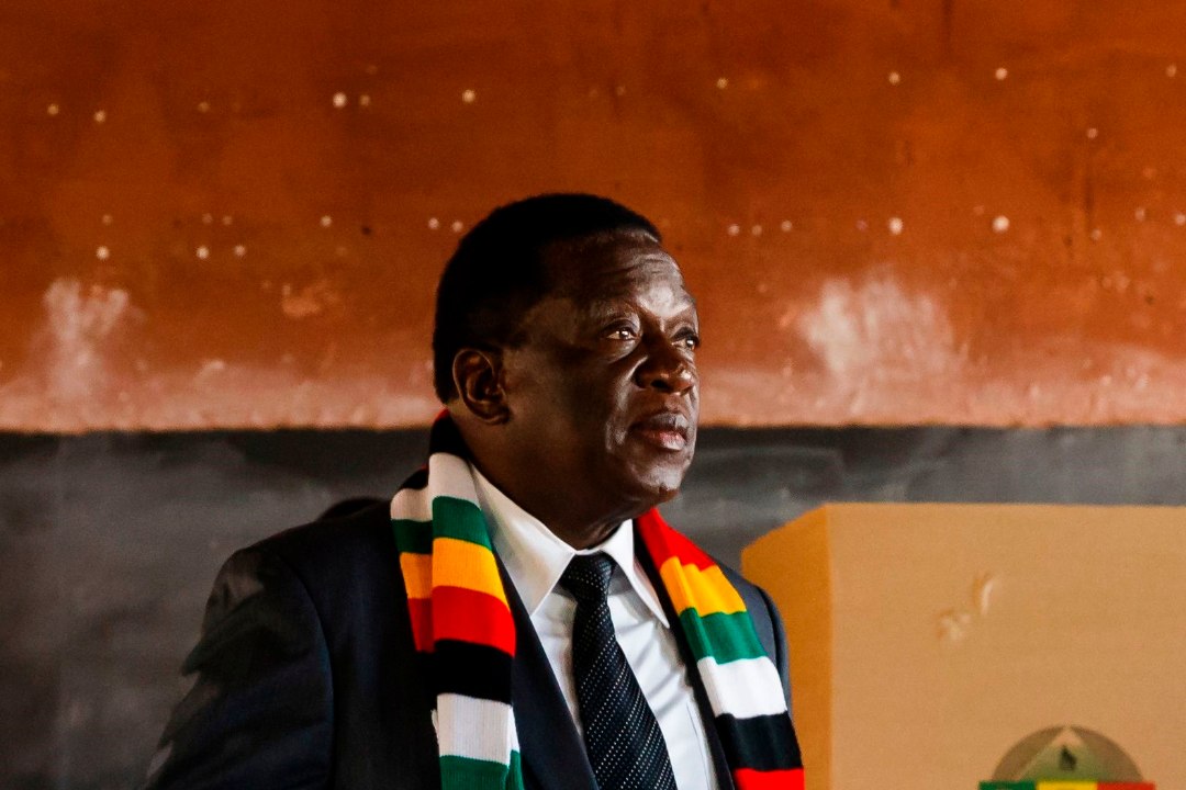 Zimbabwe valimised võitis napilt praegune riigipea