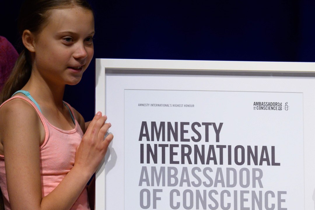 KÕRGE TUNNUSTUS: Rootsi kliimaaktivist Greta Thunberg sai kätte järjekordse auhinna