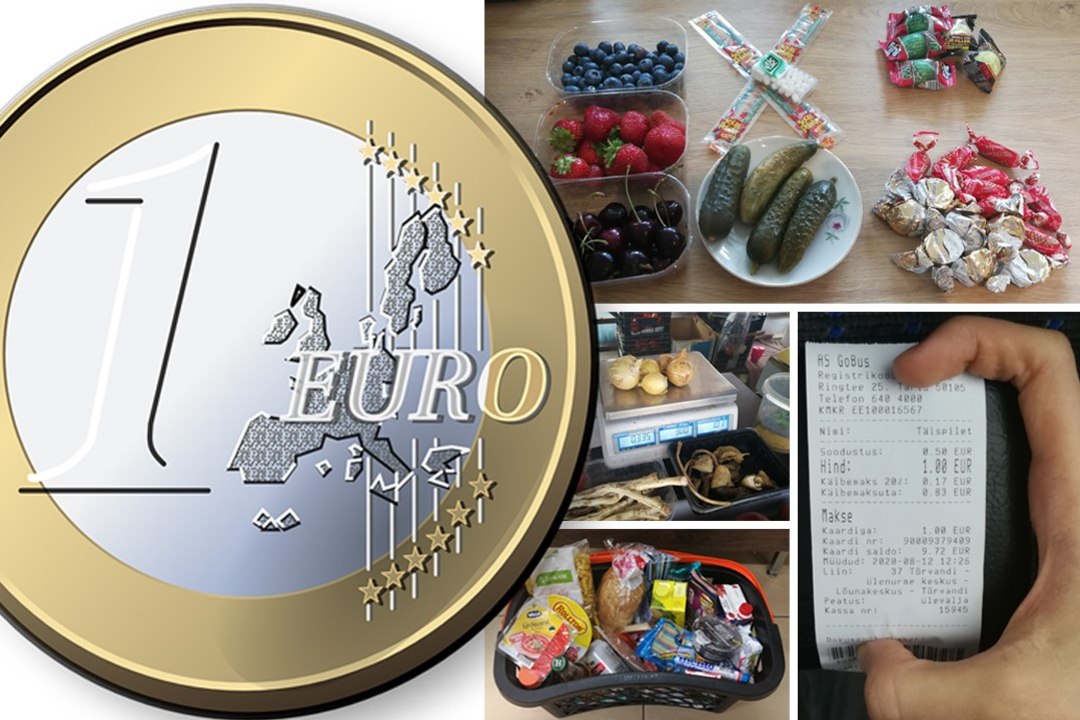 MIS SU RAHA KA MAKSAB: mida saab poest osta üheainsa euro eest?