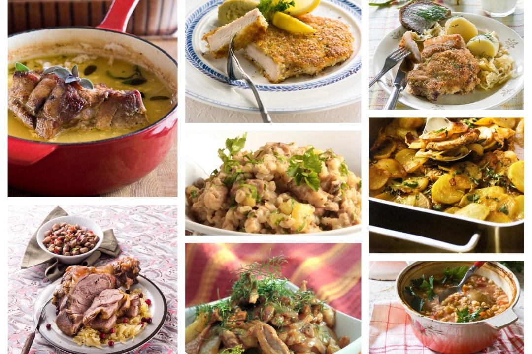 10 RETSEPTI TALIHARJAPÄEVAKS!  Valmistame mehiseid suppe ja pajaroogi sealihast, kaunviljadest ja tangudest 