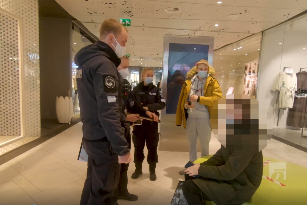 ÕL VIDEO | Politsei ja terviseamet asusid maskita inimesi trahvima
