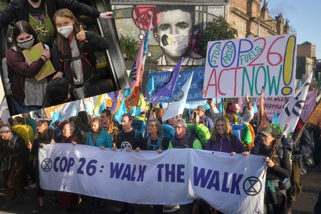 „MAAILMA TÕEHETK!“ Kliimakonverentsile saabusid riikide esindajad ja meeleavaldajad. Kuidas kihutas kohale Greta Thunberg?