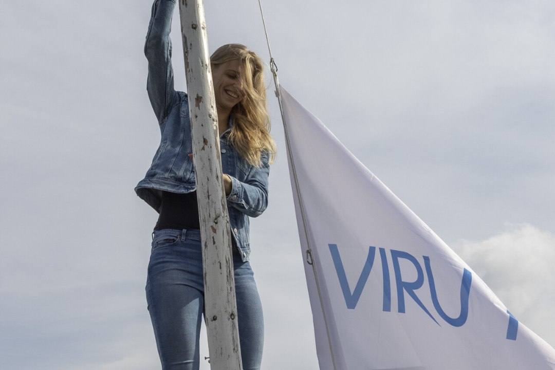 GALERII | Viru folgi lipu langetas festivalil külalisena osalenud olümpiavõitja Katrina Lehis