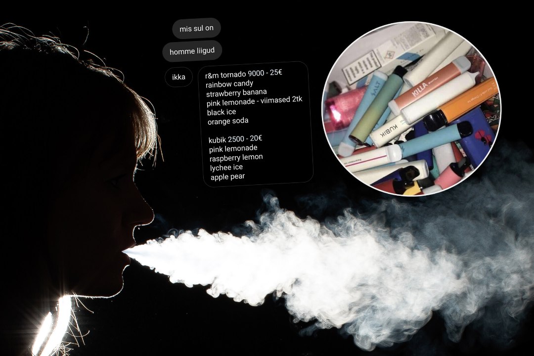 „HEI, LIIGUD TÄNA?“ Kuidas lapsed keelatud e-sigarette hangivad