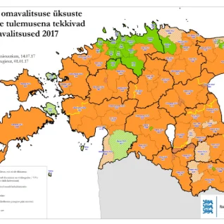 VAATA KAARTI: selline näeb Eesti välja pärast haldusreformi