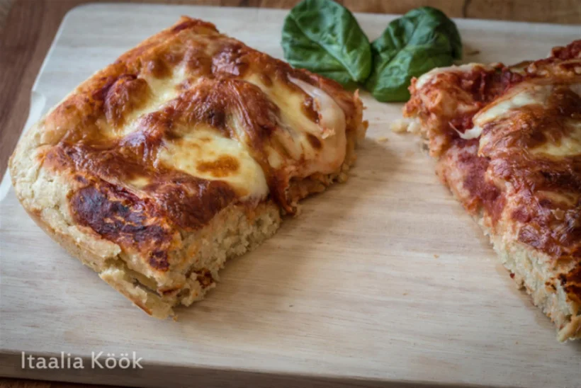 Paksu põhjaga pitsa tainas ehk focaccia tainas