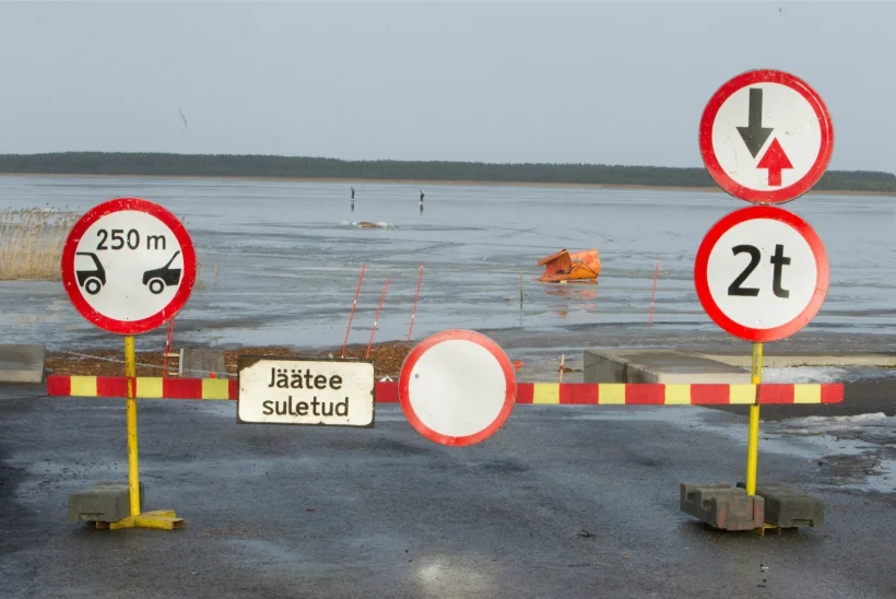 Saarte ja mandri vahele sel aastal enam jääteid ei tule