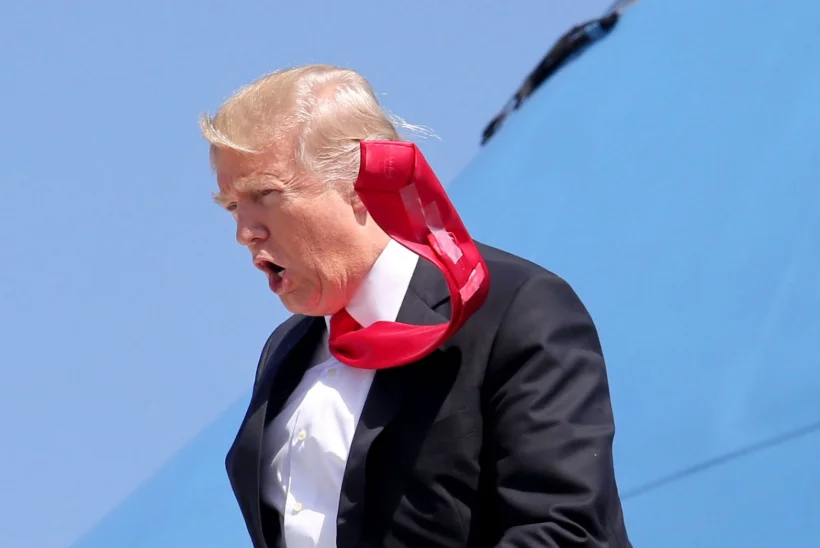 FOTOD | Trump kasutab lipsunõela asemel kõige tavalisemat teipi