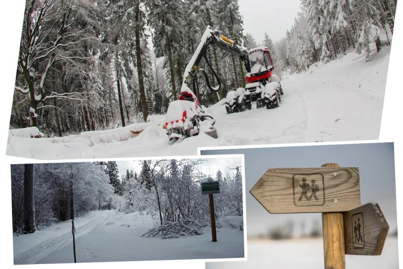 KLIIMAKANGELASE KAMPAANIA TAGAMAAD: head matkarajad jäid kurja harvesterikolli rataste alla