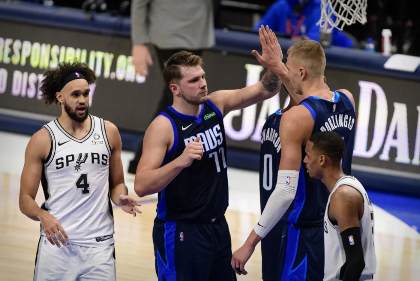 Baltlaste vägev õhtu: Valanciunas ja Porzingis särasid võidumängudes võimsate kaksikduublitega 