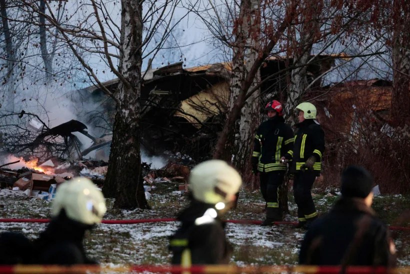 ÜKS VERSIOON ON TERRORIAKT: Vilniuses kukkus alla kaubalennuk, hukkus piloot