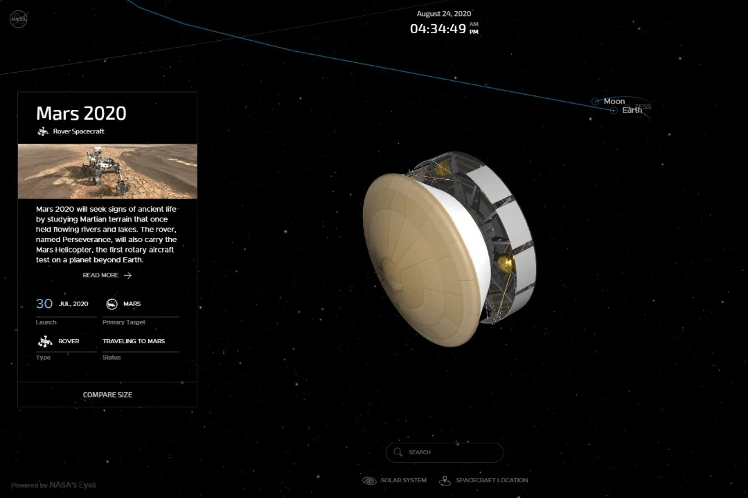 ARVUTIEKRAANILT AVAKOSMOSESSE: NASA programmiga saab hõlpsalt reisida kogu Päikesesüsteemis